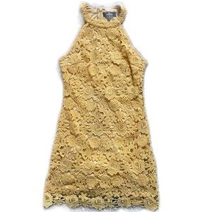 Lulus Yellow Lace Sundress
